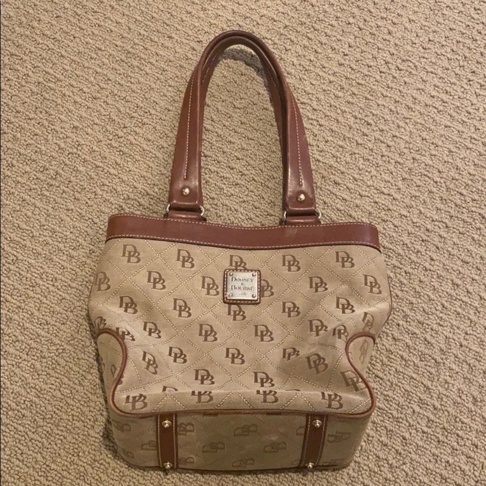Authentic ELUC Dooney and Bourke Brown Leather Bag